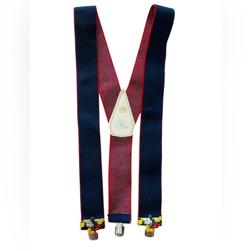 Vintage Hickok Mickey Mouse Suspenders NOS USA Made Original Tag Disney